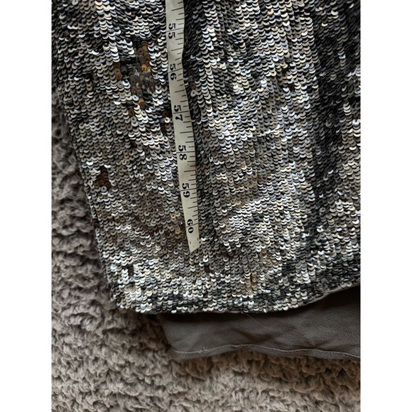 NWT Calypso St. Barth Sequin Talrina Sleeveless Maxi Dress Gray Womens Size S - Picture 5 of 16